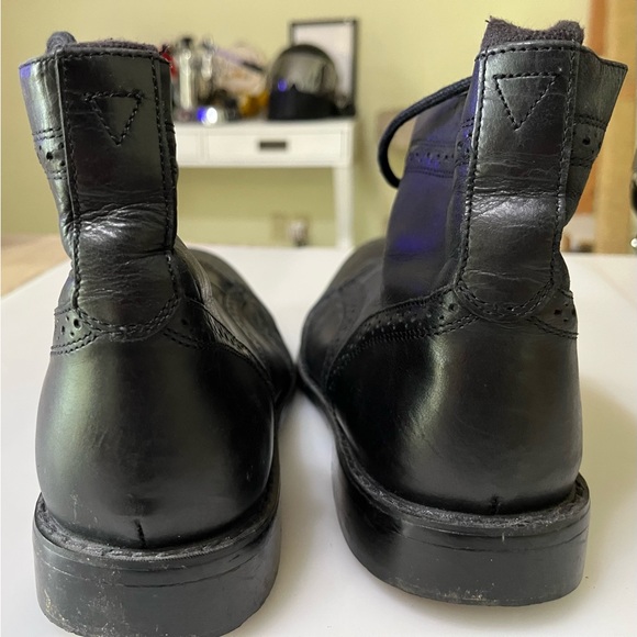 Oxford High Top Black Men’s Shoes - Picture 4 of 5